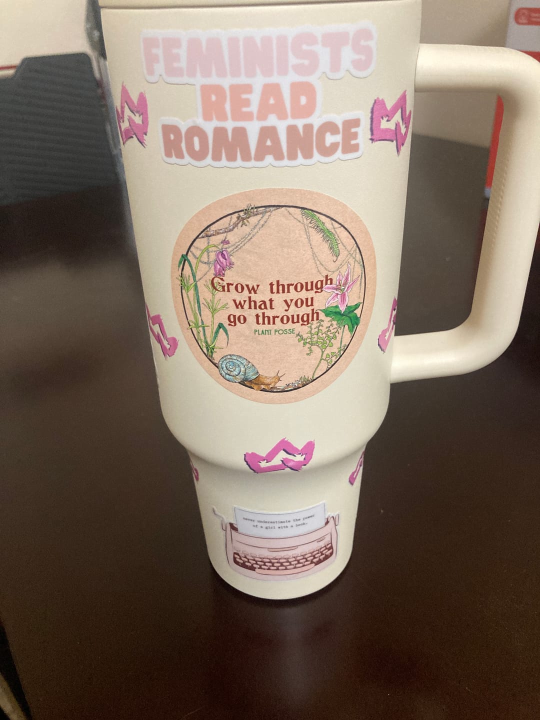Customer photo review of feminist sticker pack special