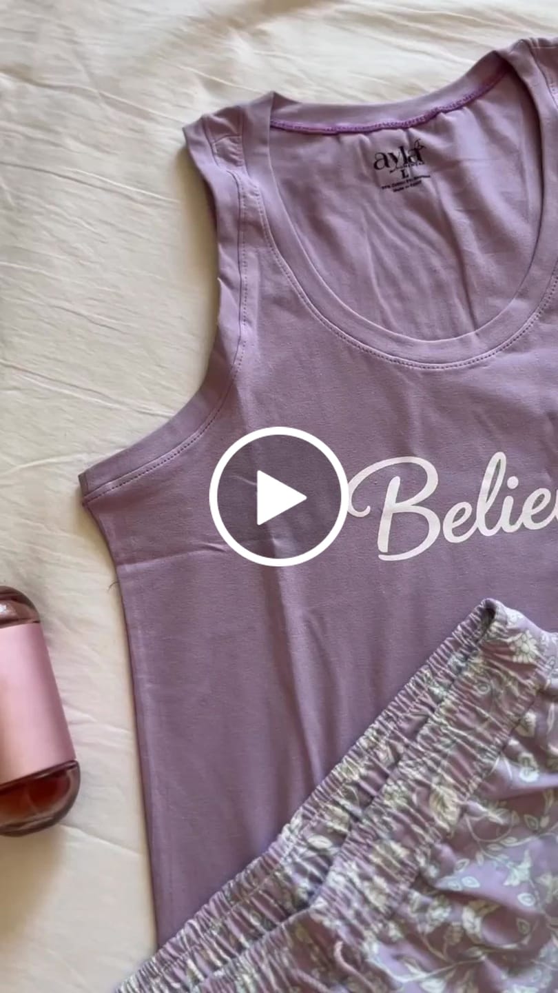 Customer video review of Lavender Dream Pajama set
