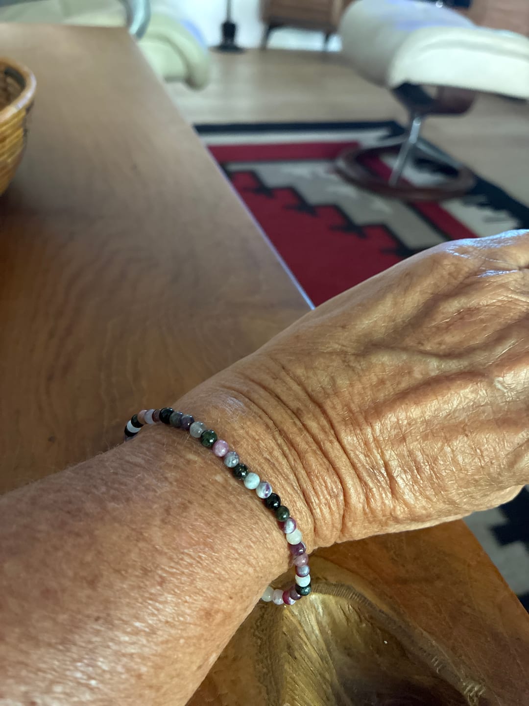 Customer photo review of Rainbow Tourmaline Bracelet Mini