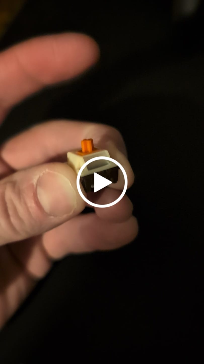 Customer video review of HMX Puppy Tactile Switch Factory Lubed (10PCS)