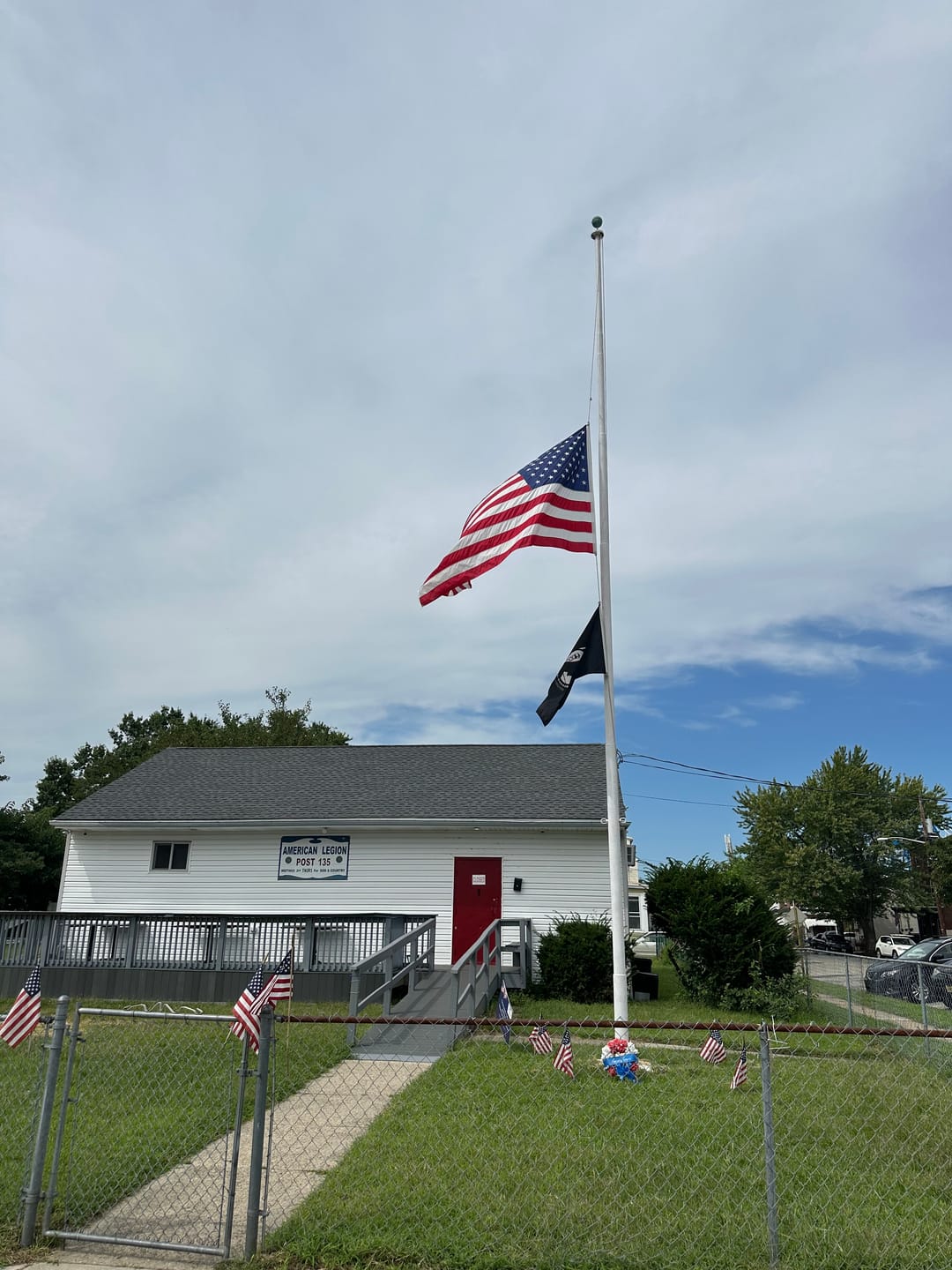 Customer photo review of 6' x 10' American Flag