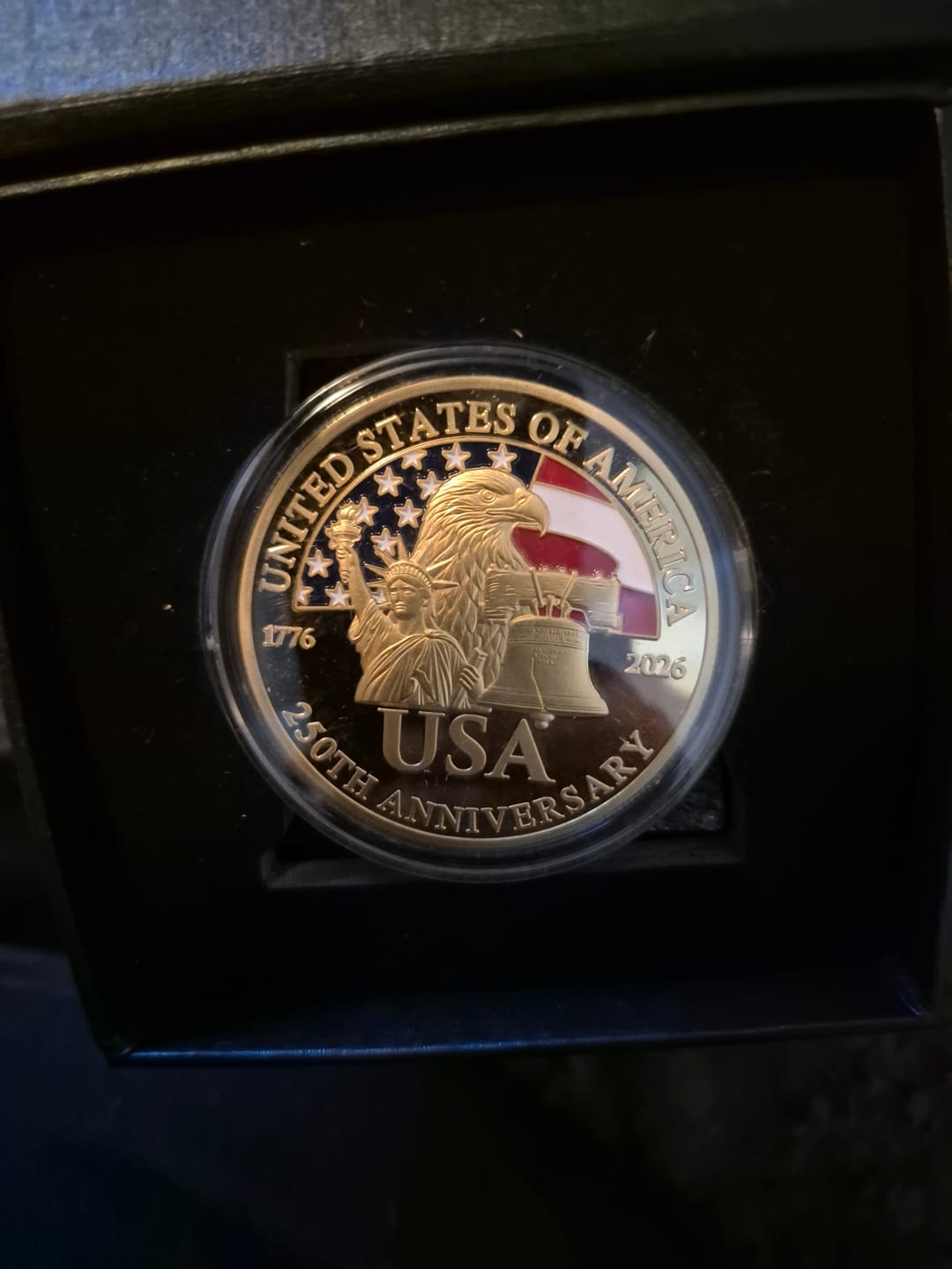 Customer photo review of Limited Edition 250th Gold Coin