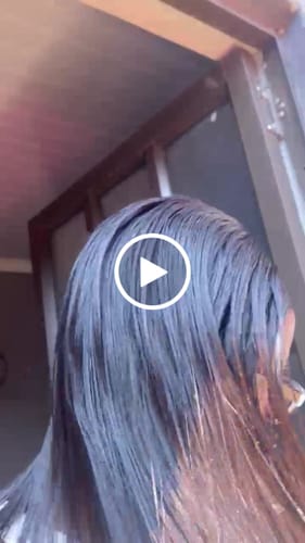 Customer video review of Vietnamese Super Double Drawn Bone Straight Natural Black Wigs