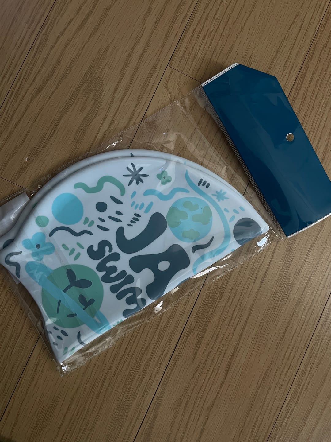 Customer photo review of JAYD Swim Cap - Lost In Space
