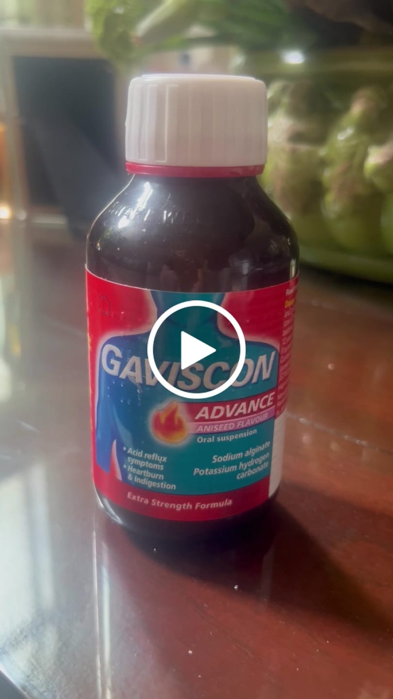 Customer video review of Gaviscon Advance Aniseed Flavour Oral Suspension,250ml 6 Pack