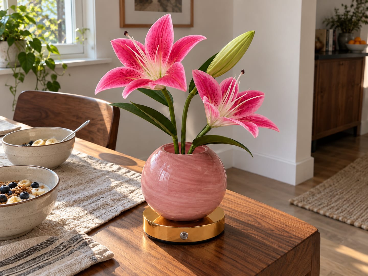 Customer photo review of Lily Bloom Lamp