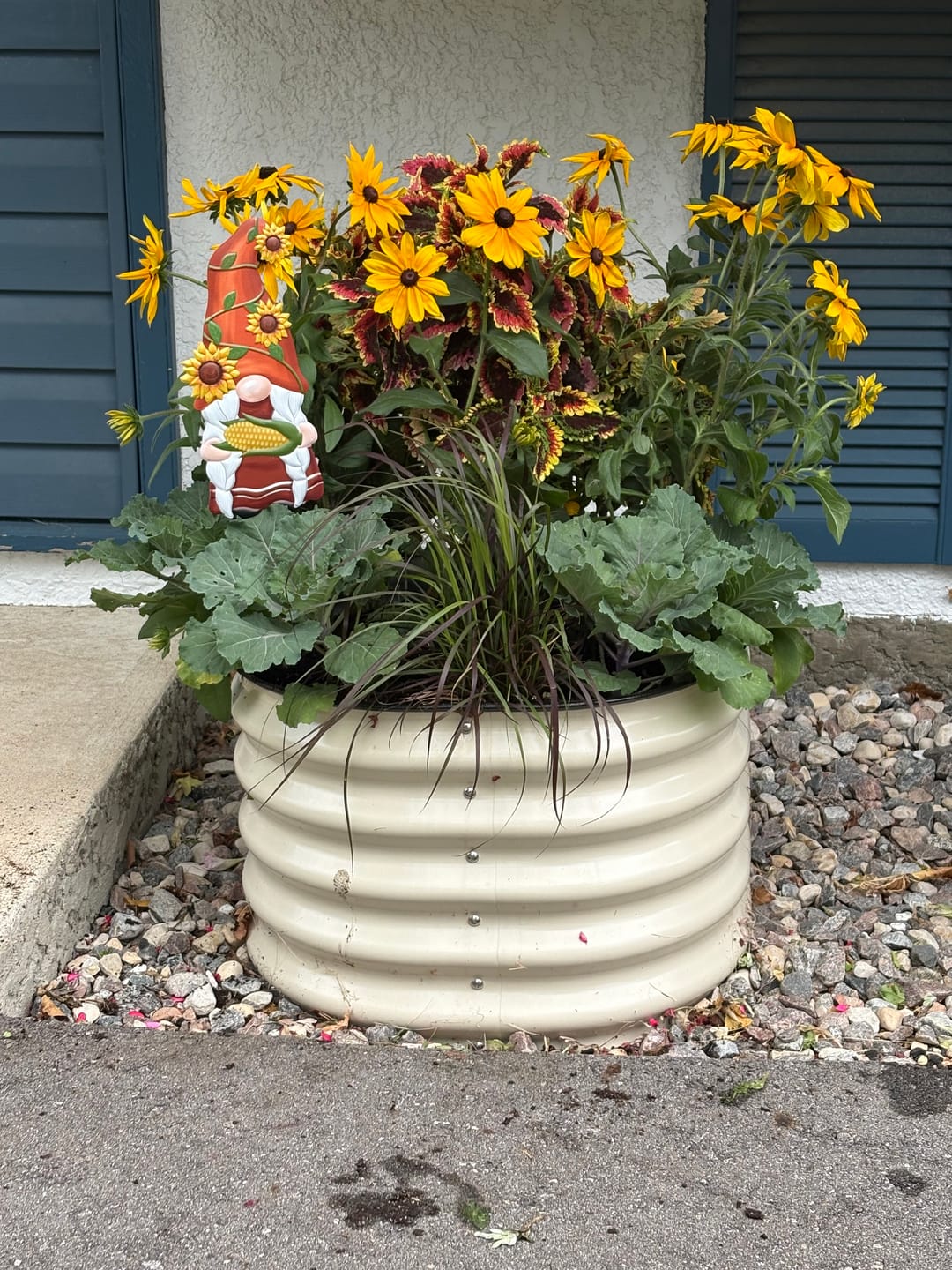 Customer photo review of 17" Tall Rolling Planter
