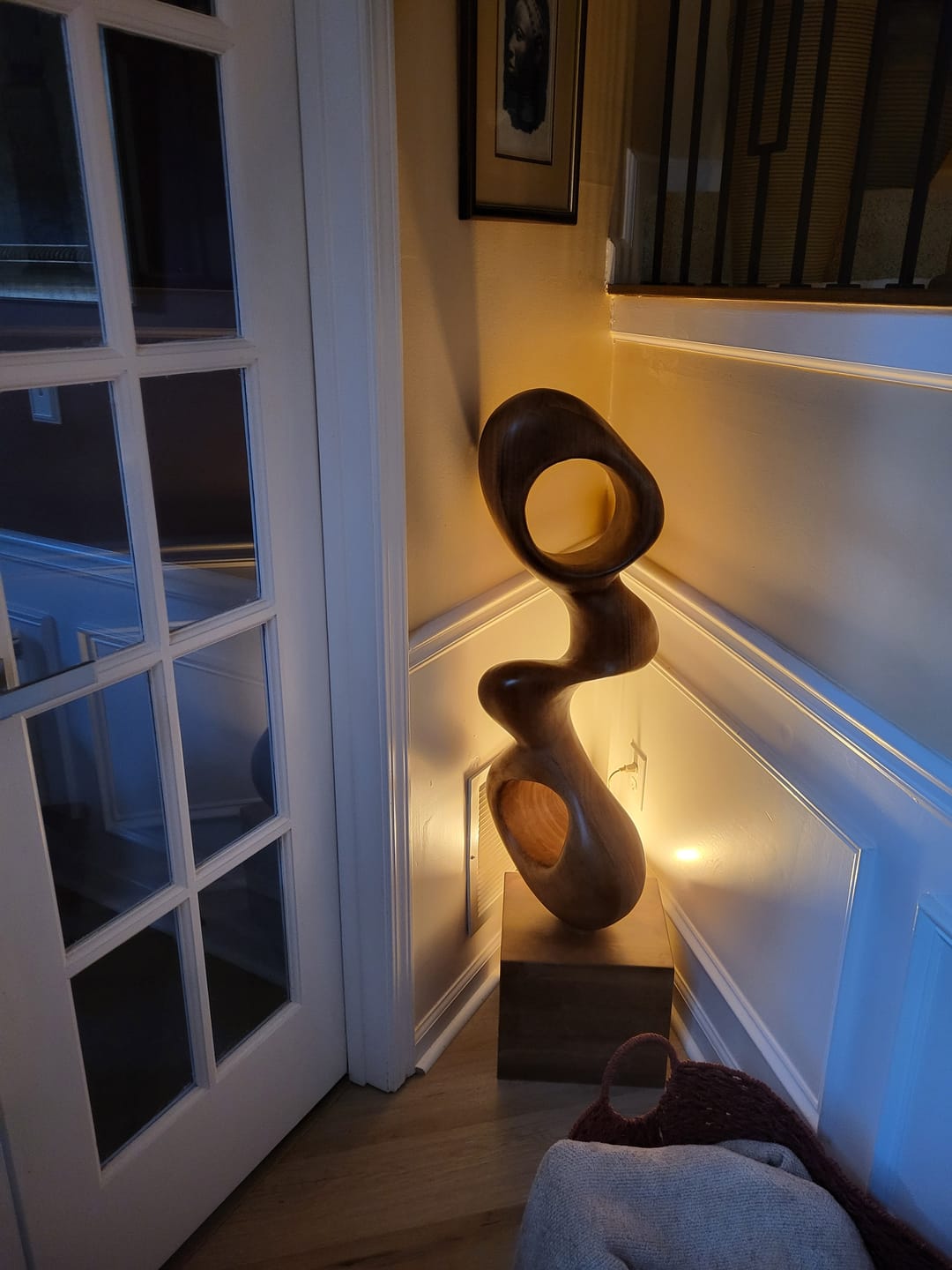 Customer photo review of Large Wood Sculpture #WAB326