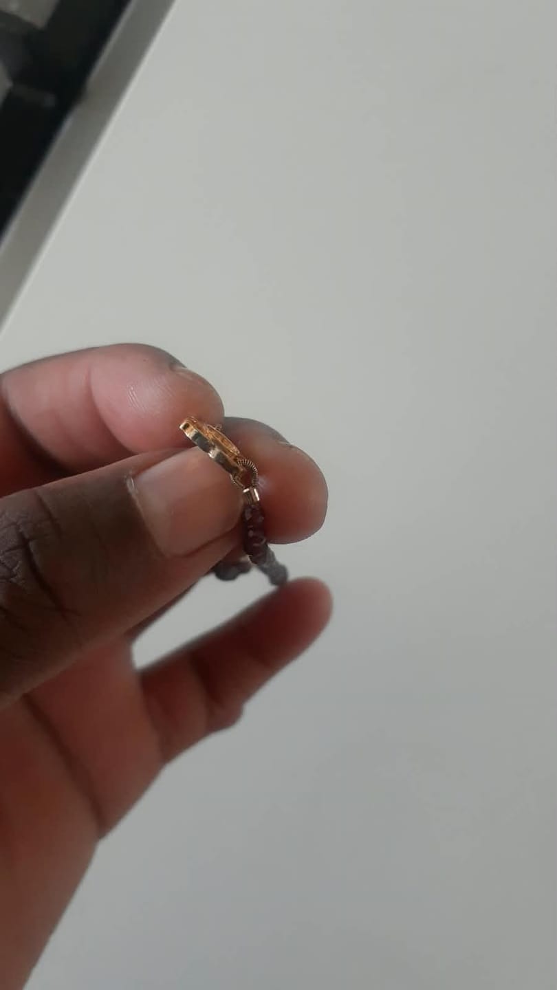 Customer photo review of The Lotus Bracelet