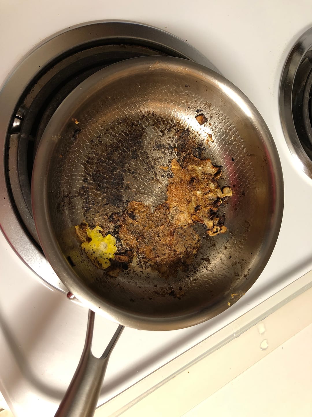 Customer photo review of Hand-Hammered Titanium Pan