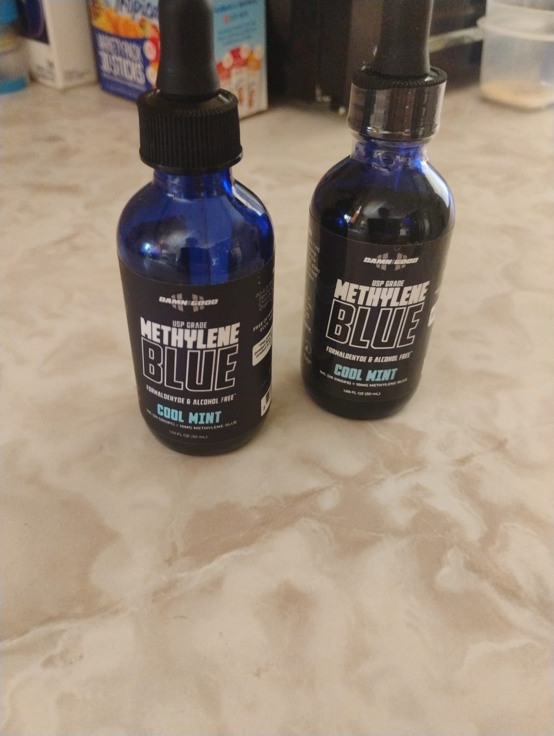 Customer photo review of Damn Good™ Methylene Blue Drops - 50mL (30 Servings)