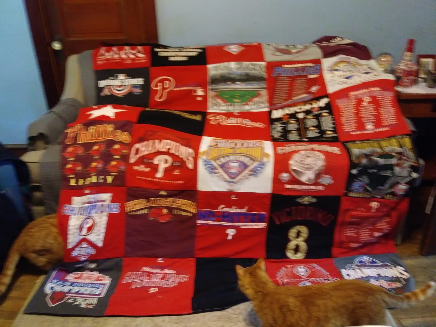 Customer photo review of Project Repat T-Shirt Quilt