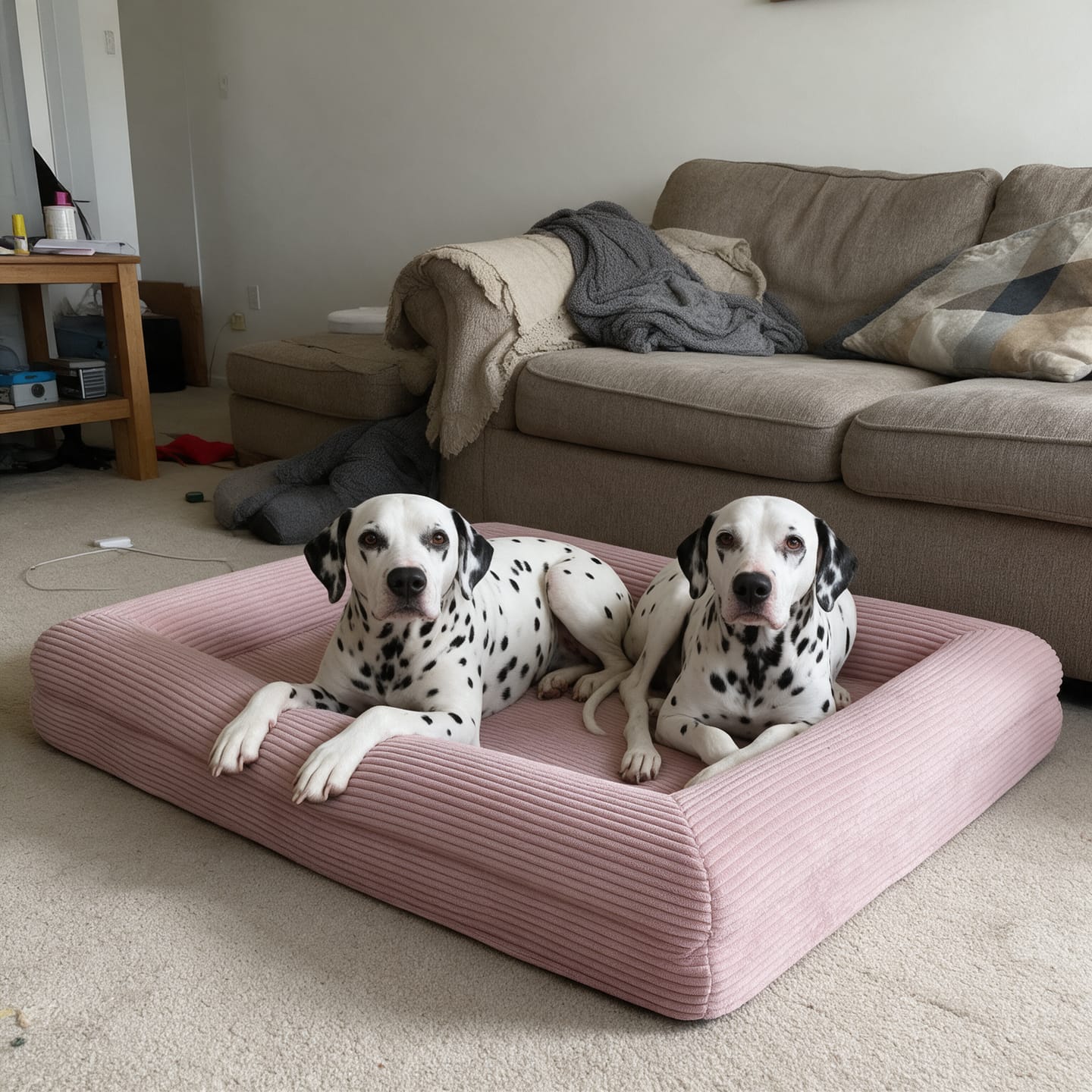 Customer photo review of Orthopedische Hondenbed - Floral Jacquard