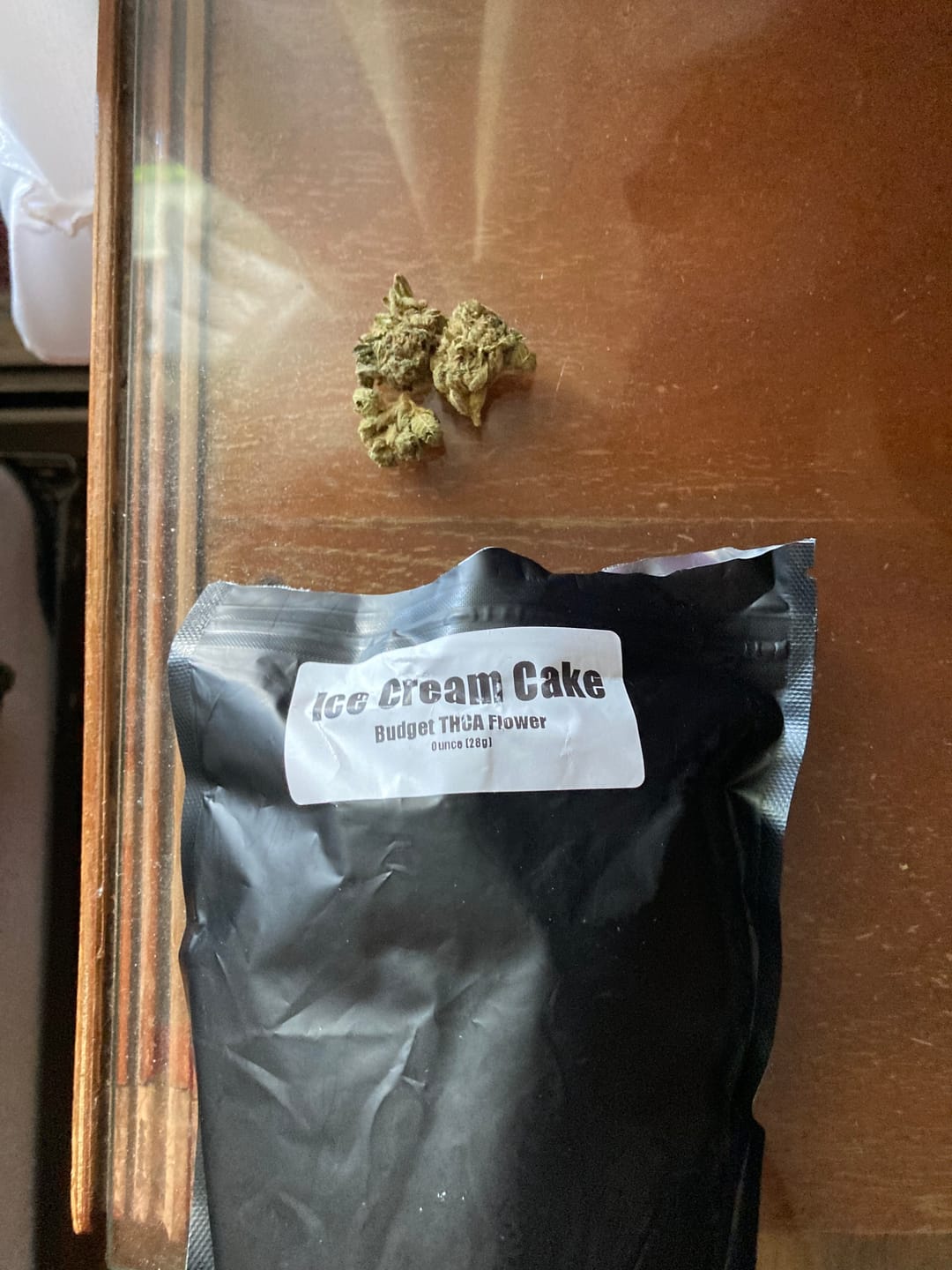 Customer photo review of Ice Cream Cake THCA Flower (Budget)