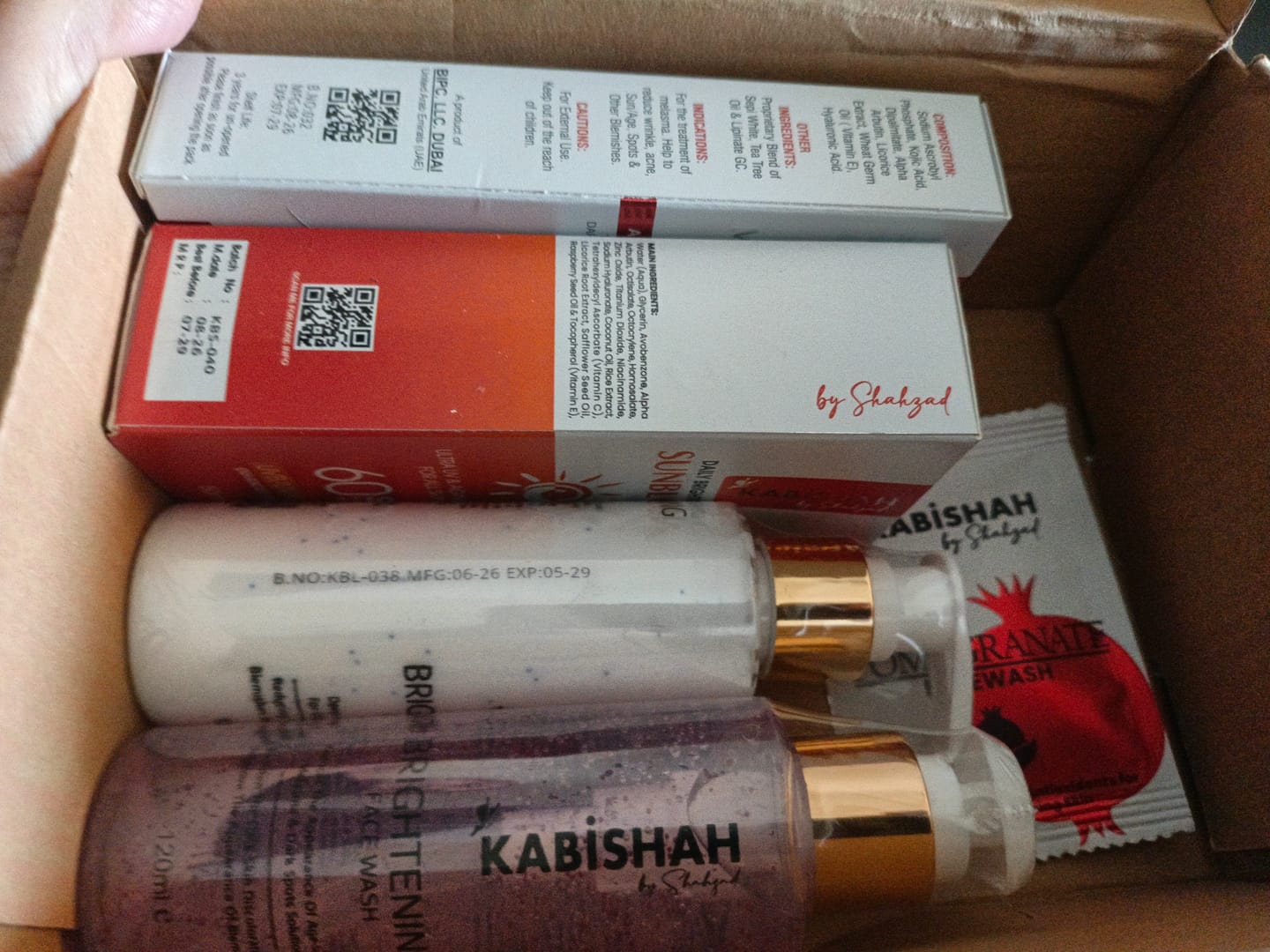 Customer photo review of Special Pigmentation Bundle