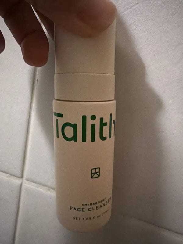 Customer photo review of HM+Barrier™ Face Cleanser