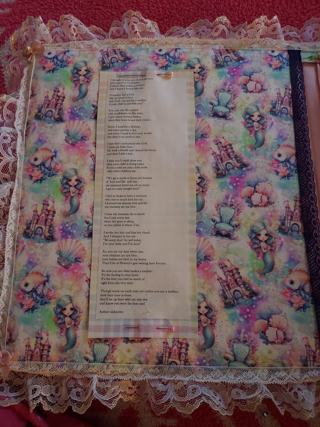 Customer photo review of Mermaid Kingdom Fabric