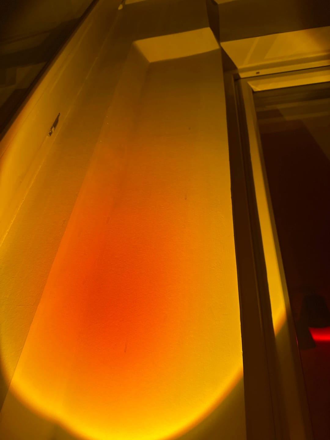 Customer photo review of Light Projector Yellow Sunset