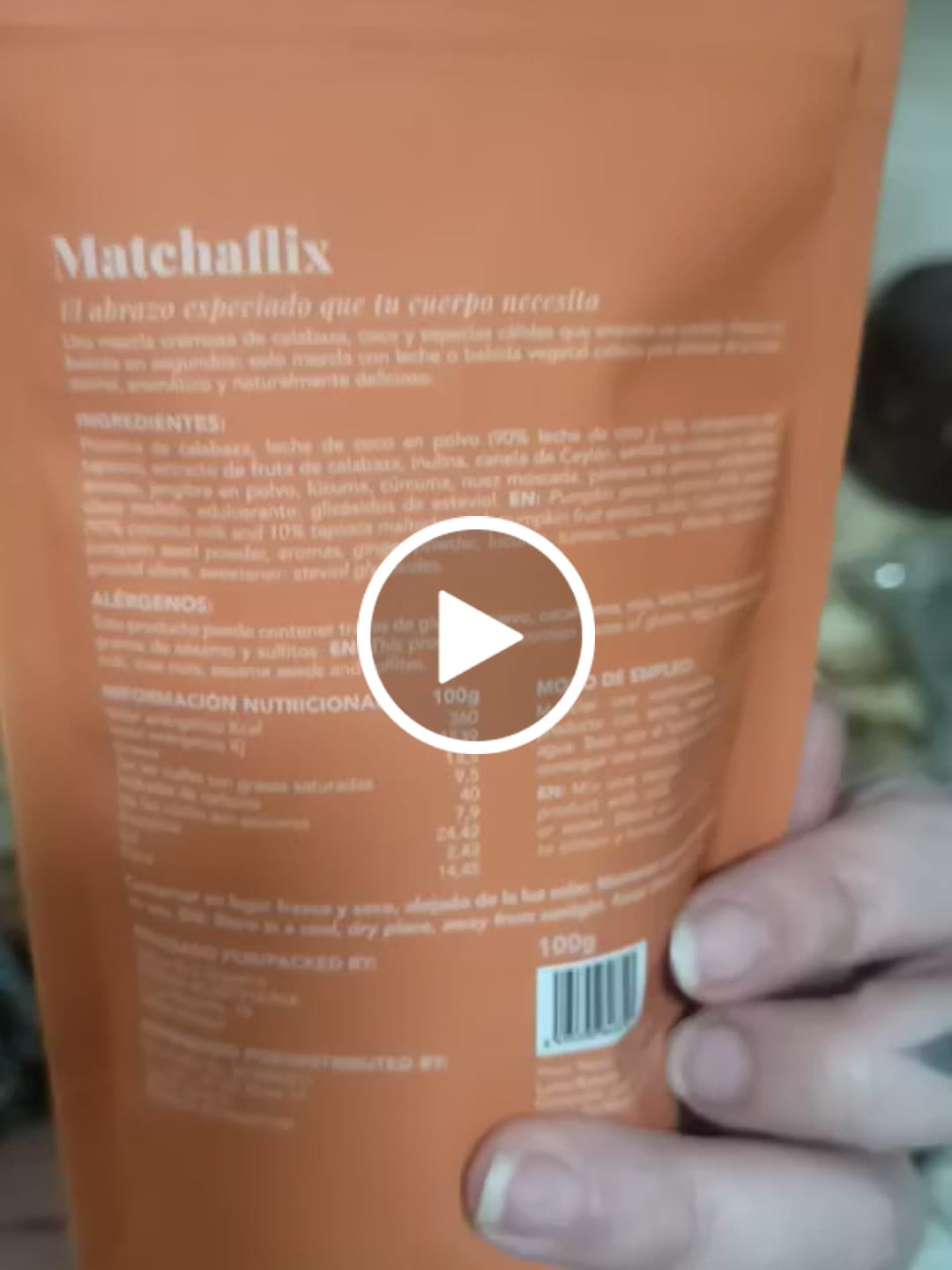 Customer video review of Pumpkin Spice Latte