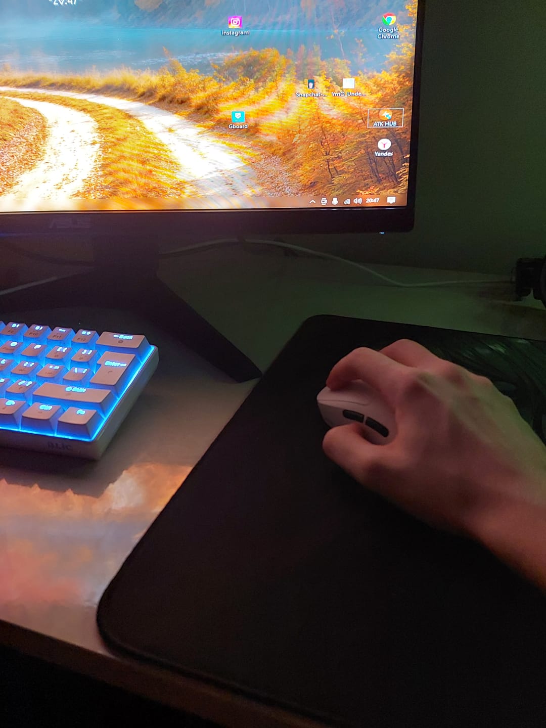 Customer photo review of ATK Dragonfly A9 Wireless Mouse