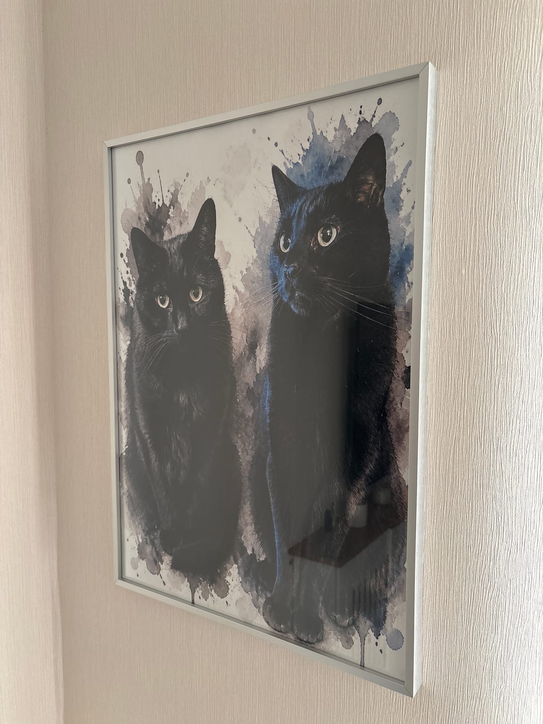 Customer photo review of Watercolour Realistic Portrait - Personalised Poster