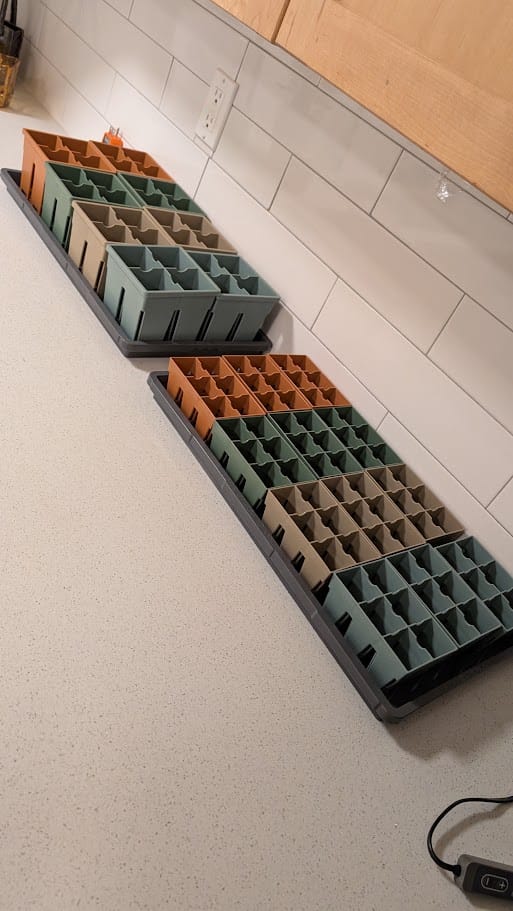Customer photo review of Indoor Seed Starting Kit