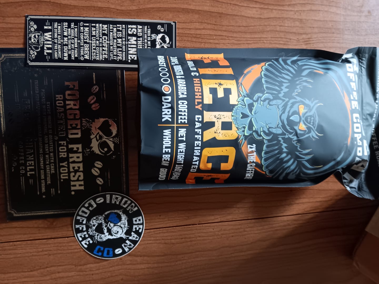 Customer photo review of Fierce™ - Highly Caffeinated Dark Roast