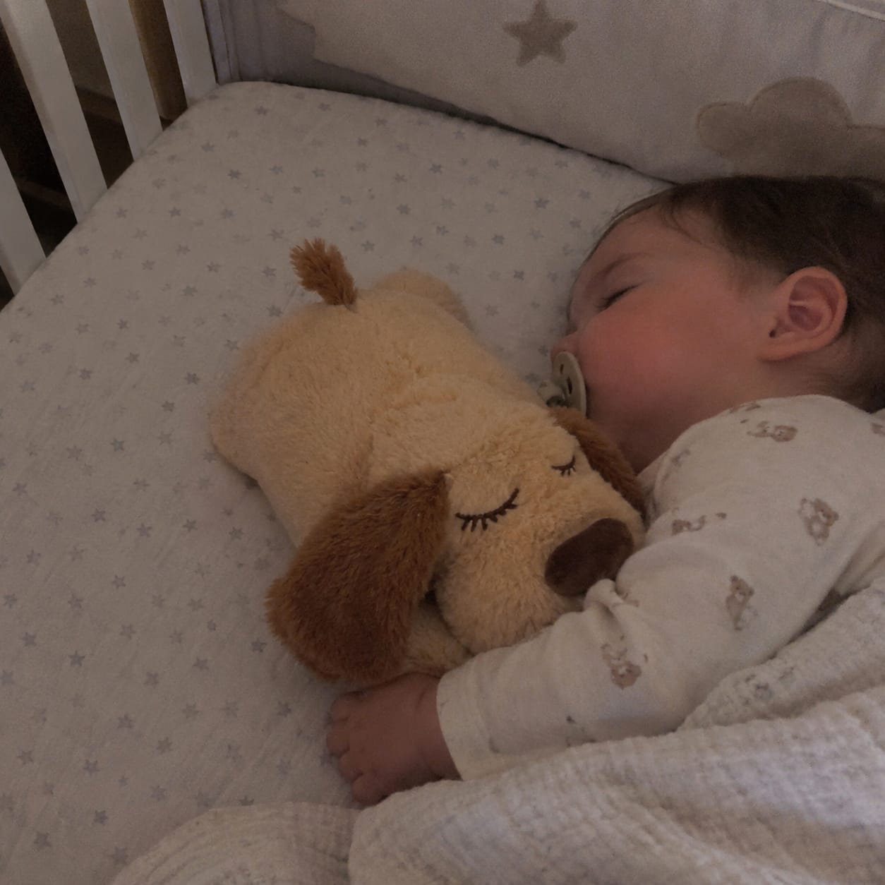 Customer photo review of Luniva - Baby Heartbeat Comfort Plush