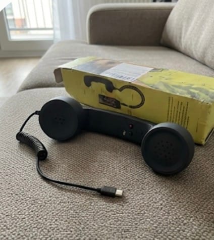Customer photo review of RetroTalk™ - Auricular Clásico Vintage