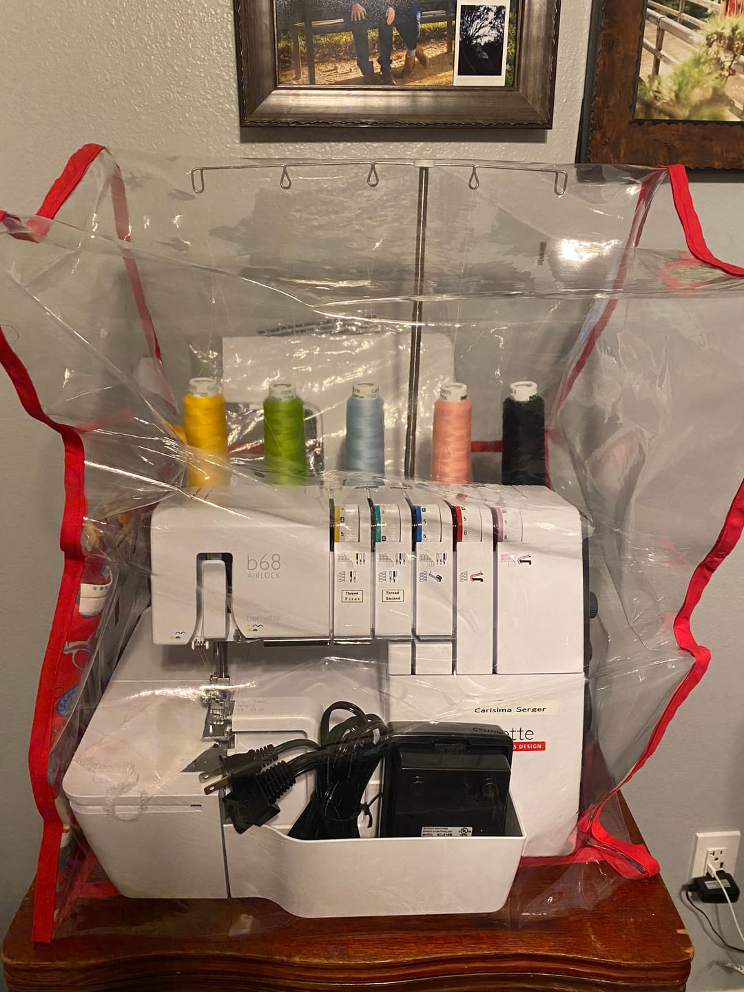 Customer photo review of bernette 68 AIRLOCK Serger & Coverstitch Combo