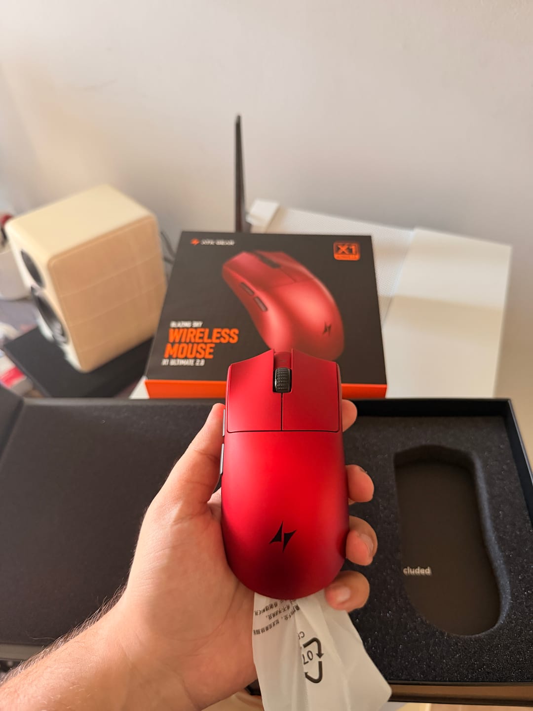 Customer photo review of ATK Blazing Sky X1 V2 Wireless Mouse