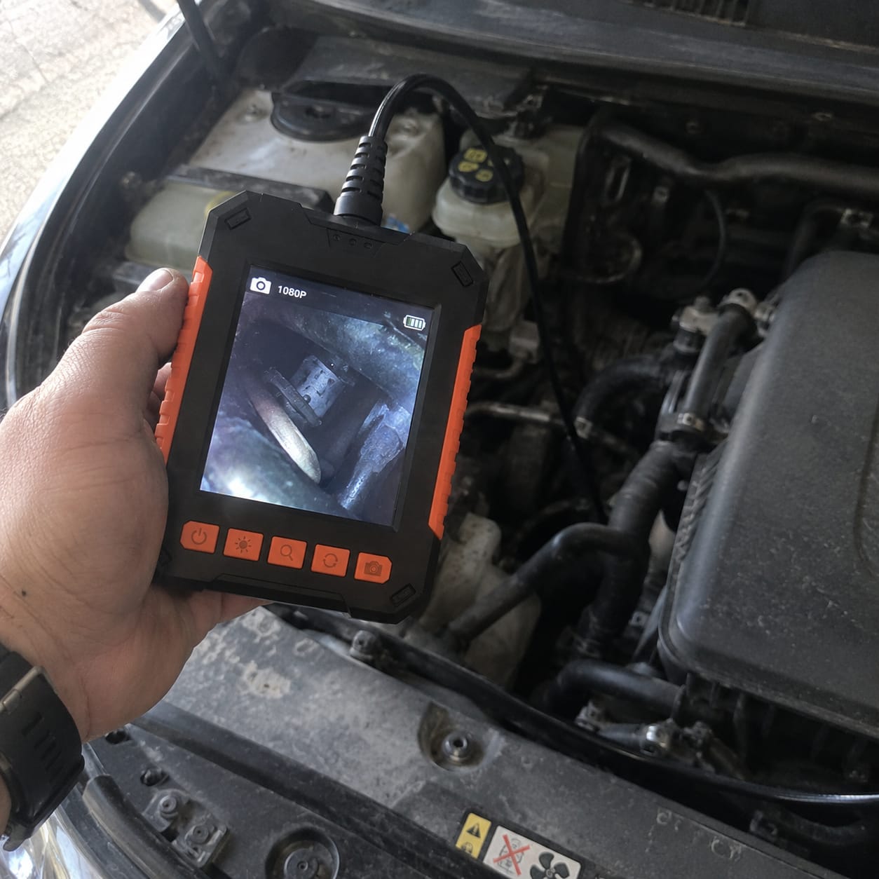 Customer photo review of InspectView - Portable Industrial Endoscope