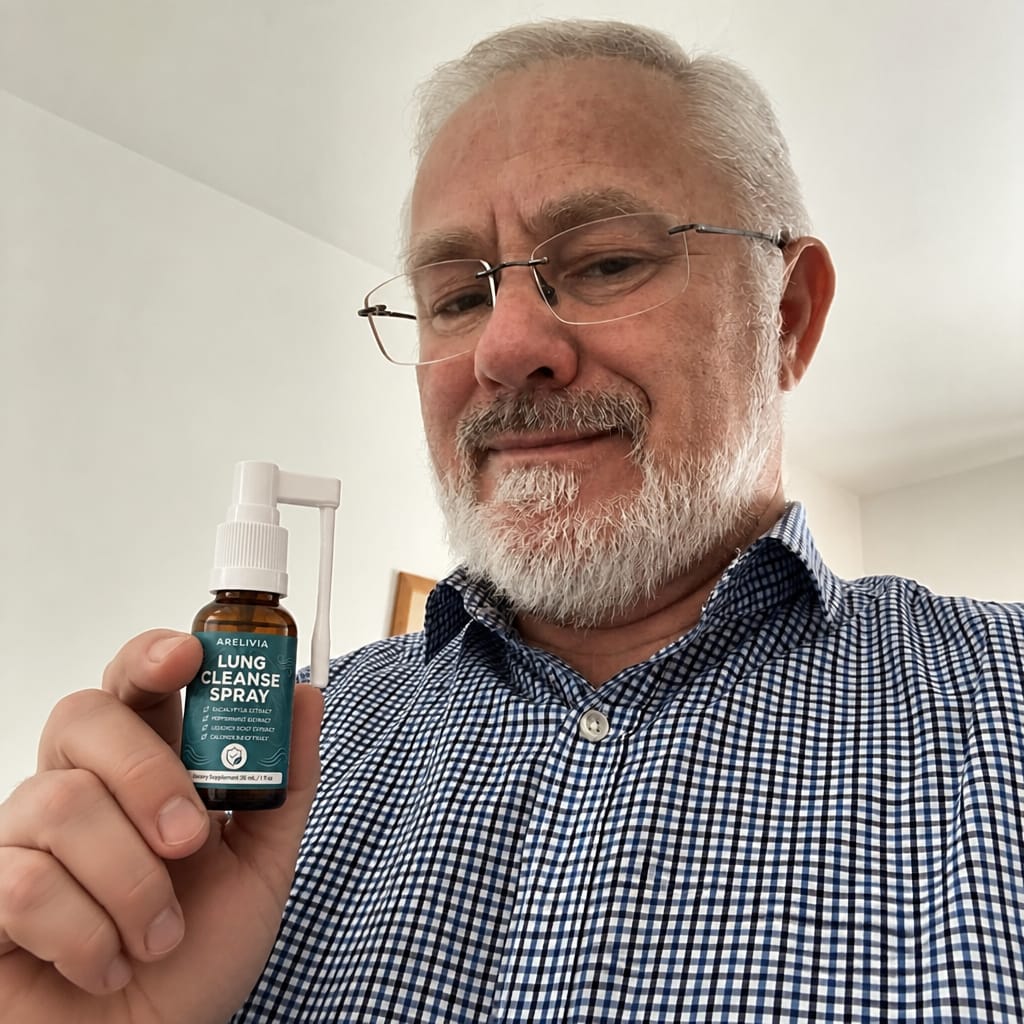 Customer photo review of Arelivia™ Lung Cleansing Spray