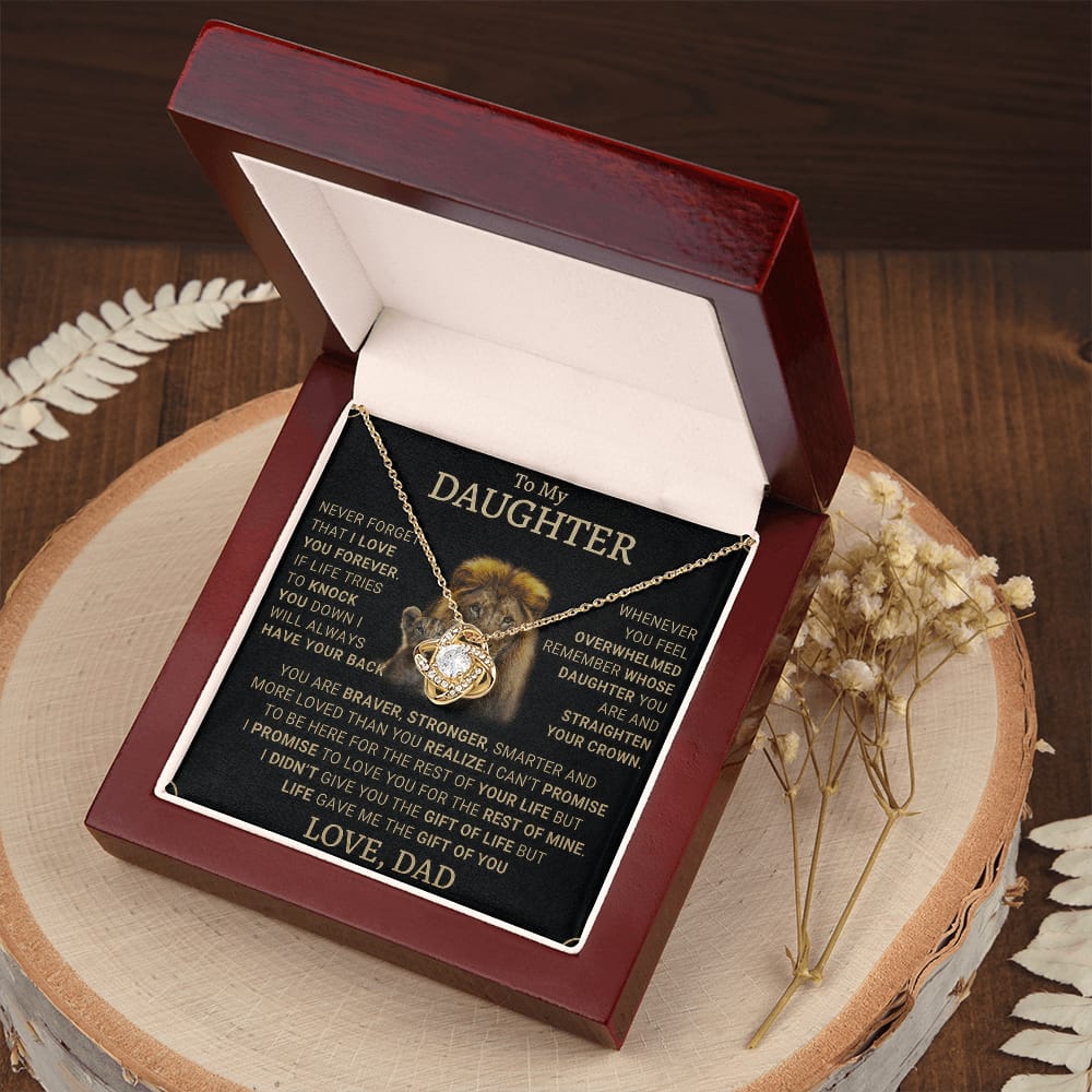 Customer photo review of Gift for Daughter from Dad - A Beautiful Father-Daughter Necklace - gifts daughter