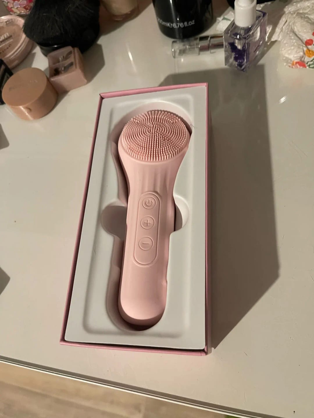 Customer photo review of Sonic Facial Cleansing Brush