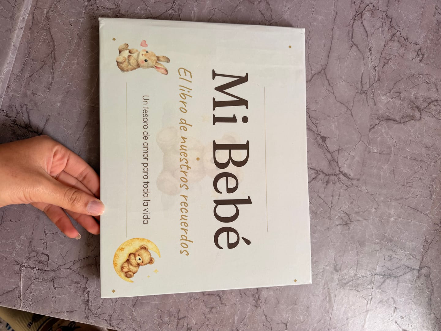 Customer photo review of Journal de Recuerdos Mamá y Bebé