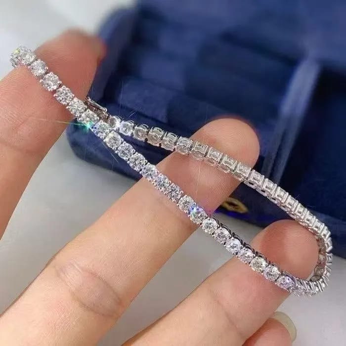 Customer photo review of Bracelet tennis (argent)