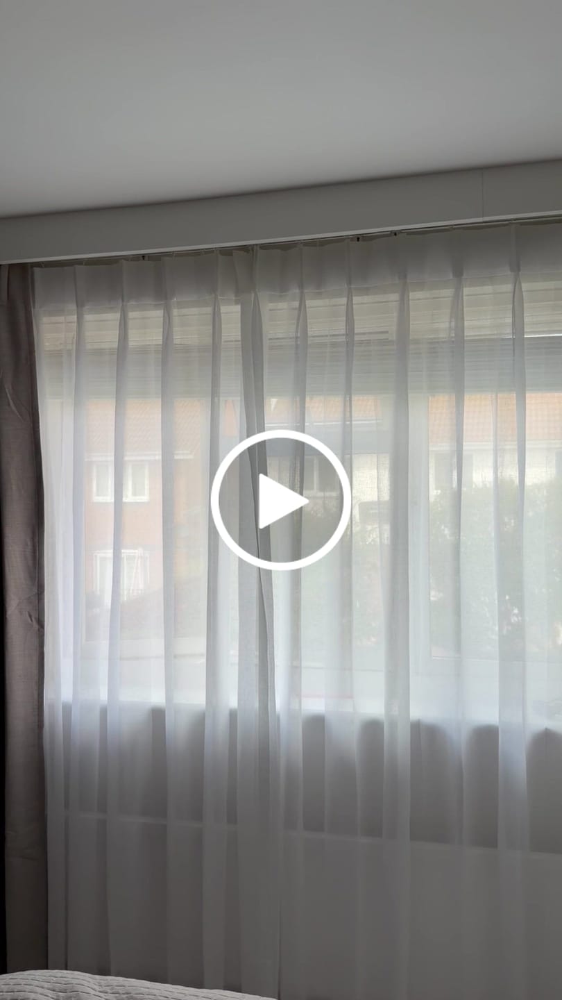 Customer video review of Zoe 100% Blackout Linen Look Custom Curtain