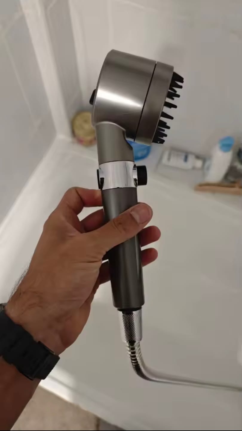 Customer photo review of Cabezal de Regadera Filtrante - Alta Presión