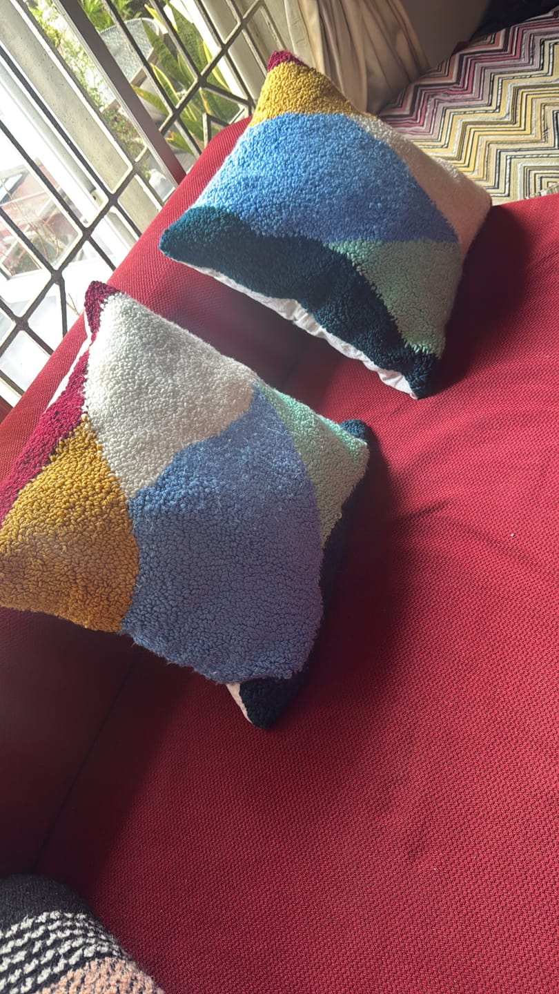 Customer photo review of Mareas Tufted Cushion