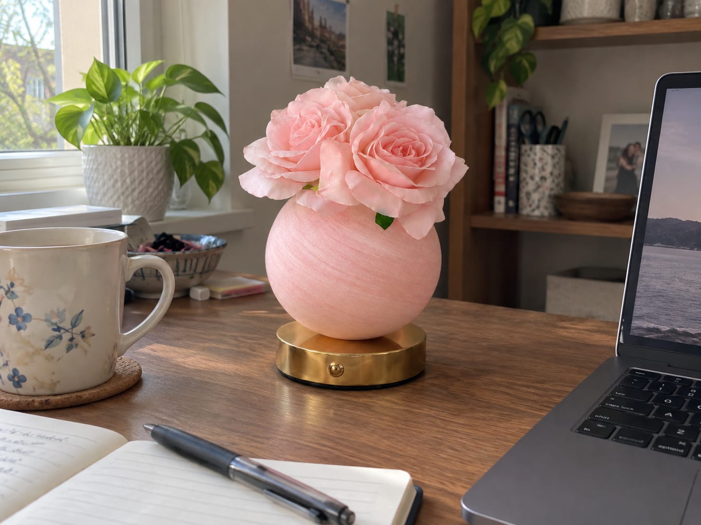 Customer photo review of Rose Bloom Lamp