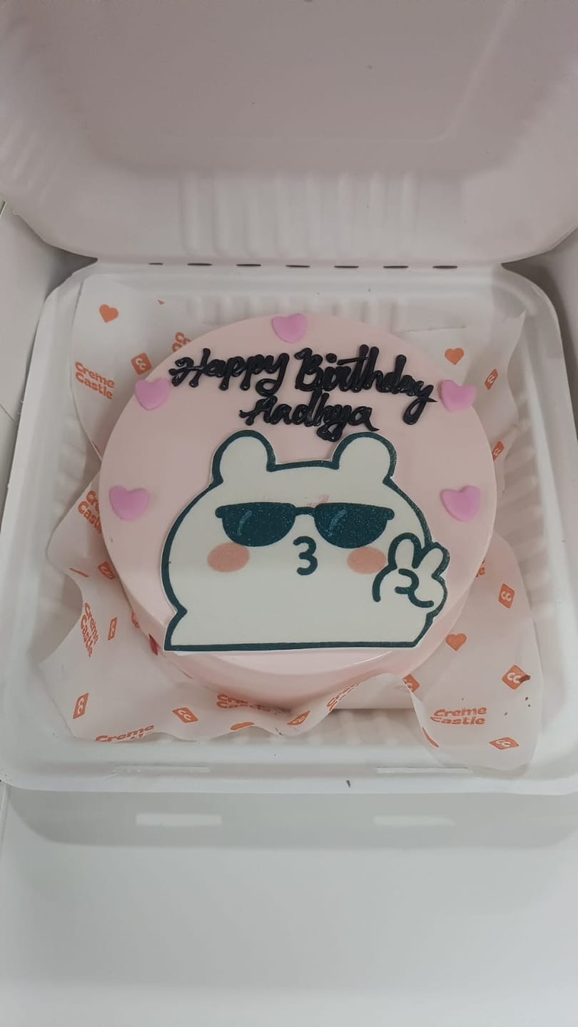 Customer photo review of Mom's 2nd Fav Rakhi Bento Cake