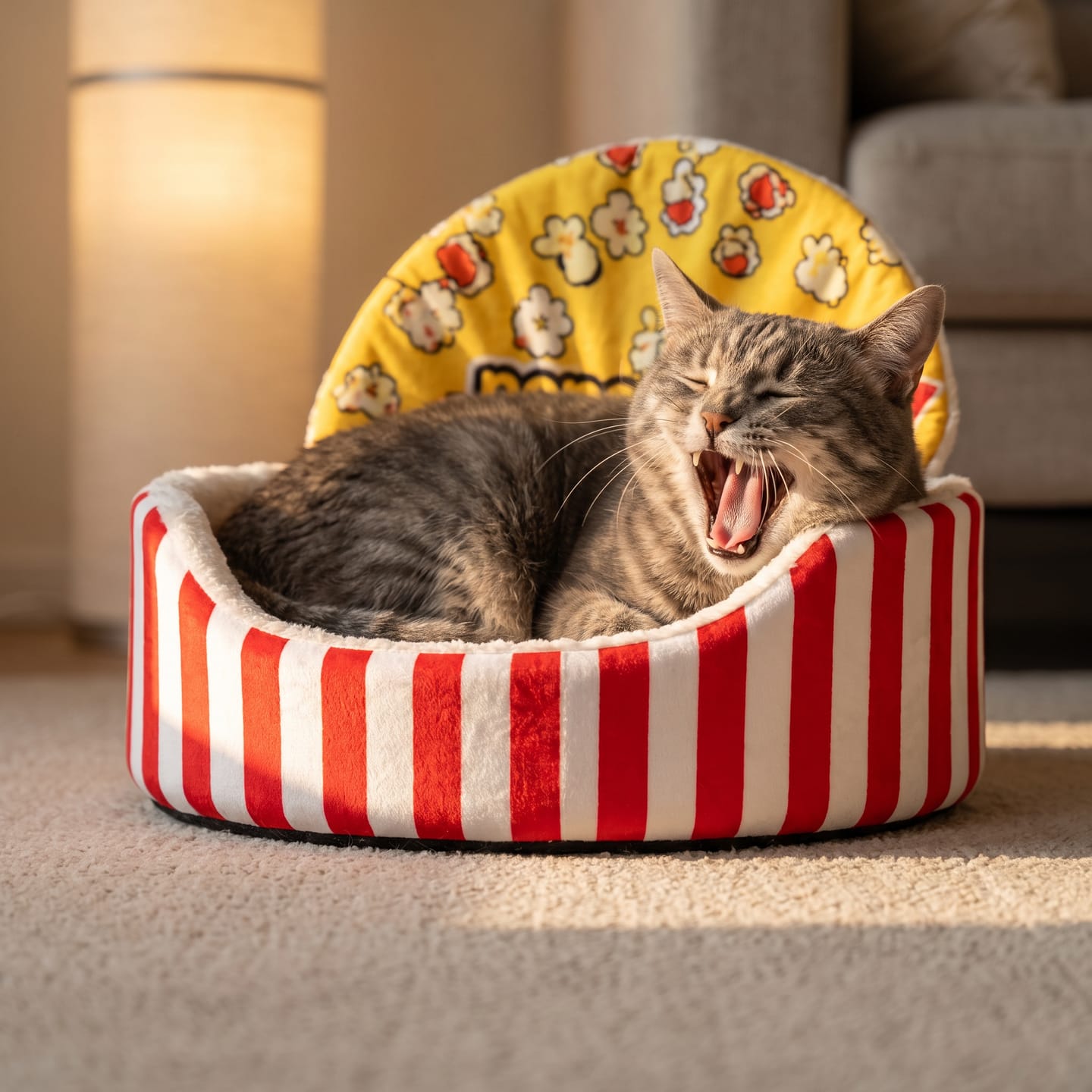 Customer photo review of Cama PopCorn para tu gato