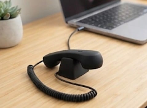 Customer photo review of RetroTalk™ - Auricular Clásico Vintage