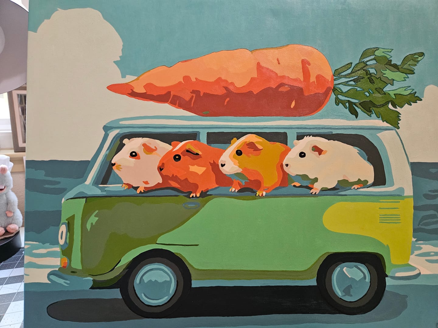 Customer photo review of Veggie Voyage | Paint by Number