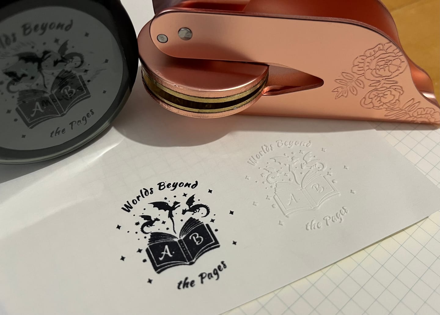 Customer photo review of Custom Embosser