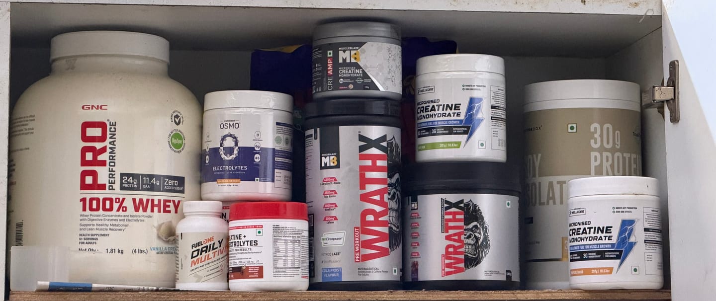 Customer photo review of OSMO - Electrolytes (45 servings, Valencia Orange) +  Wellcore Creatine (83 Servings, Kiwi Kick)
