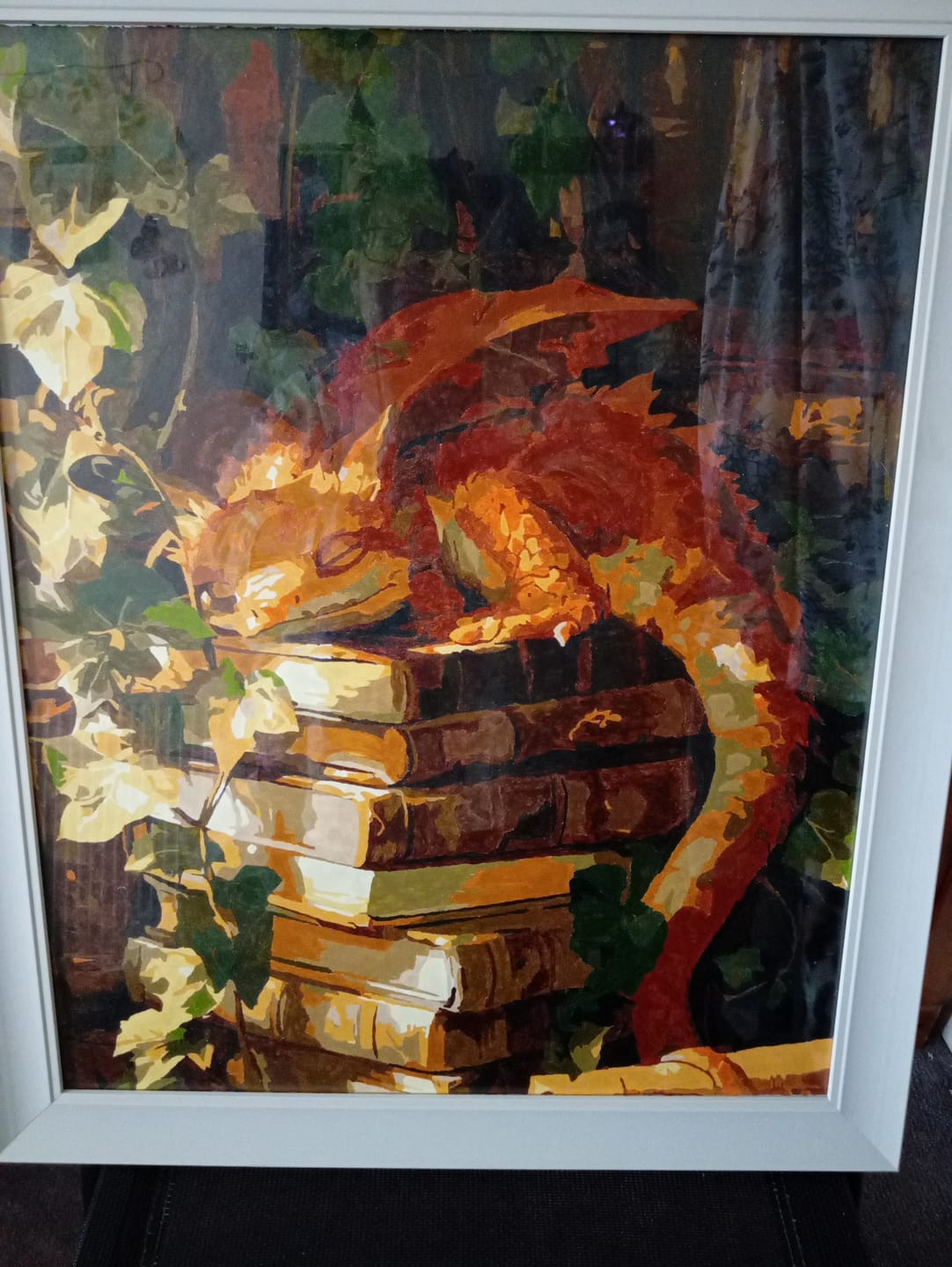 Customer photo review of The Quiet Guardian | Paint by Number