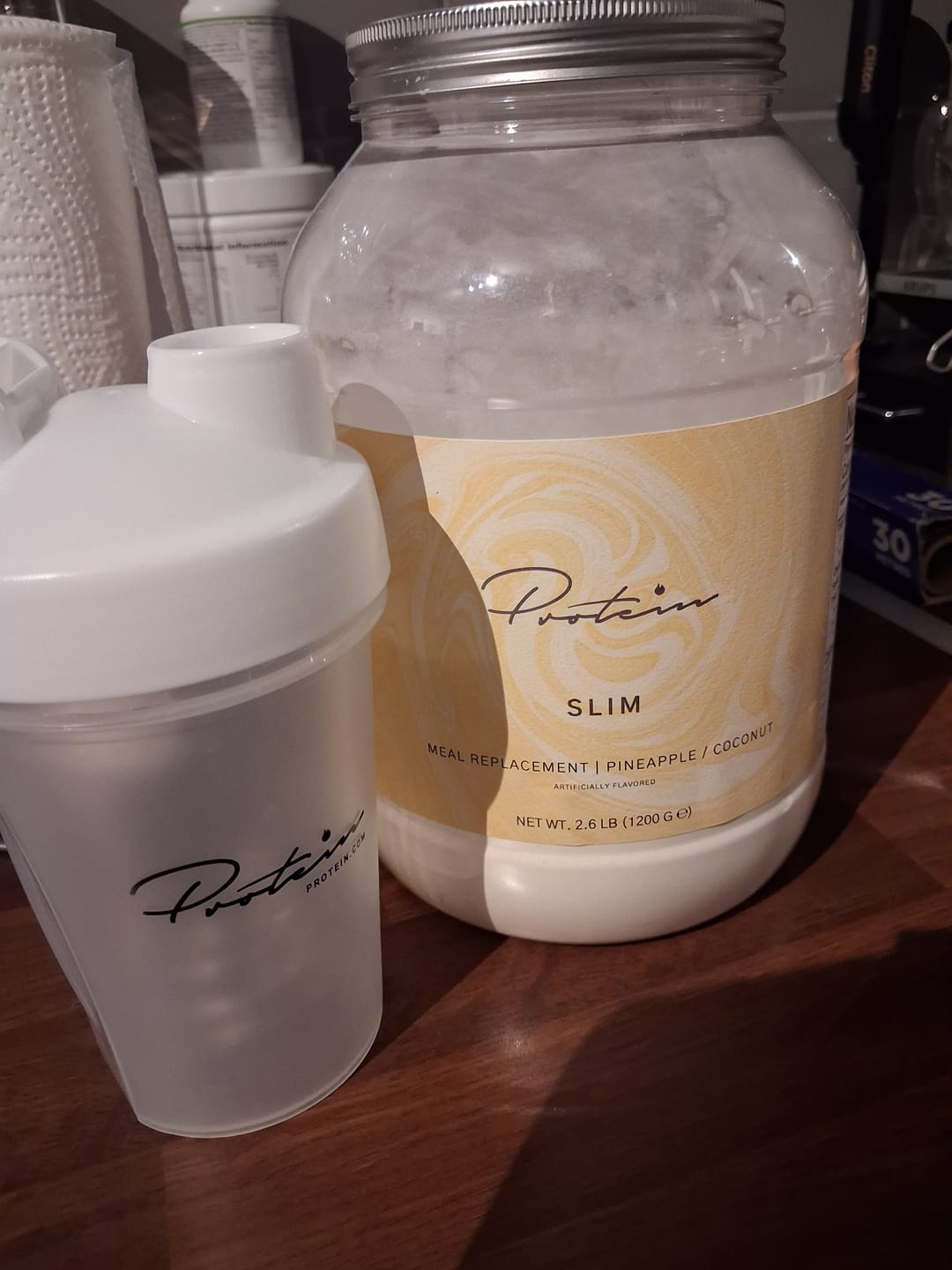 Customer photo review of Slim Meal Replacement | 34 Meals + Free Shaker