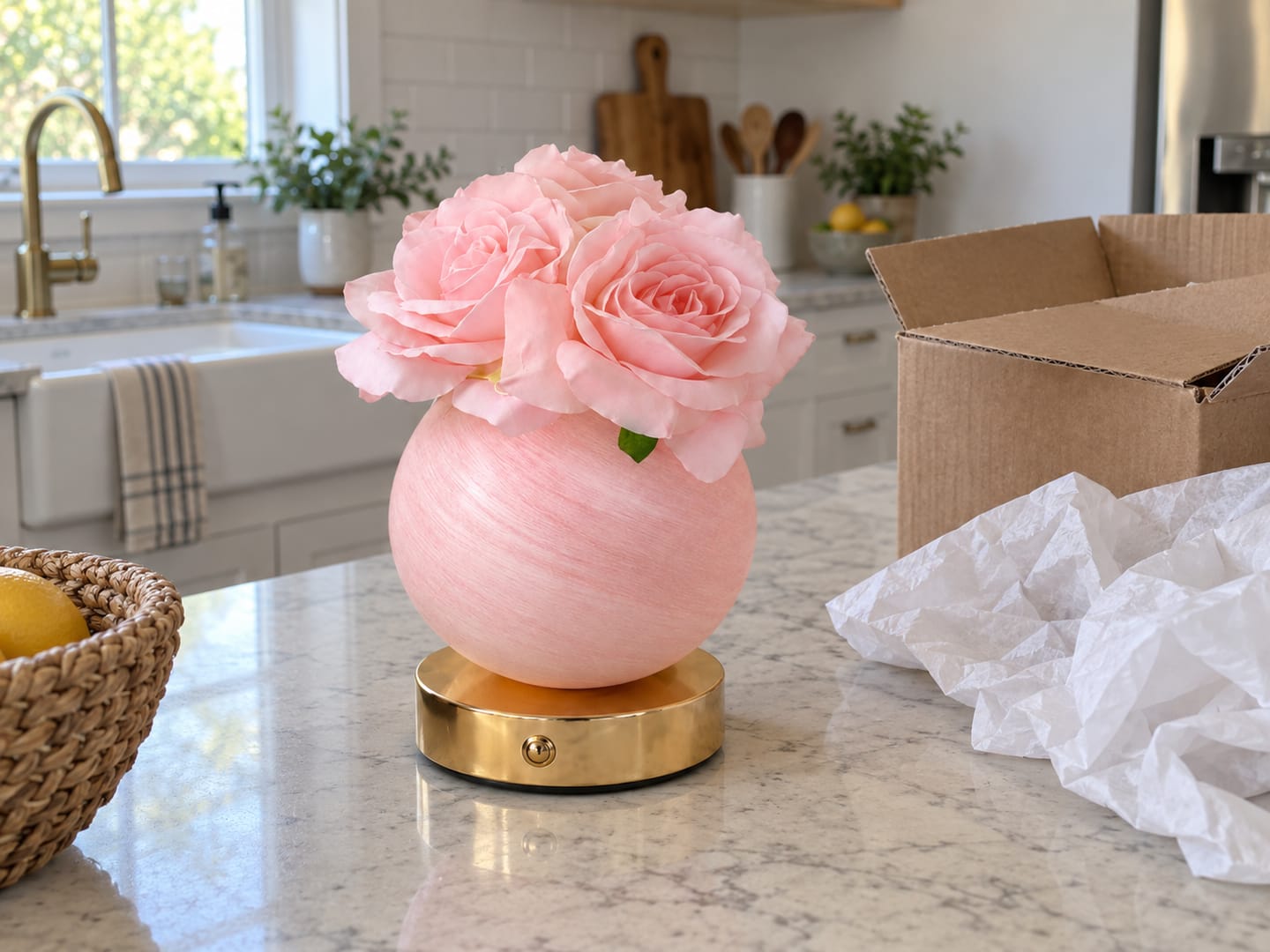 Customer photo review of Rose Bloom Lamp